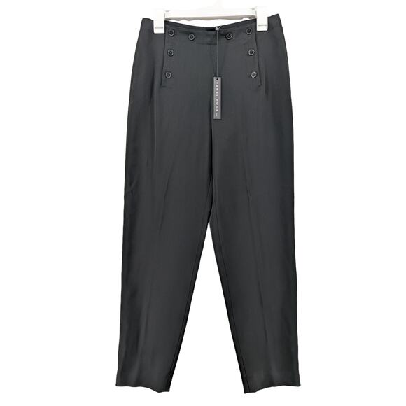 Yansi Fugel Dress Pants 4 Black Office Pant Button Trouser Slacks Workwear Women - Picture 11 of 11